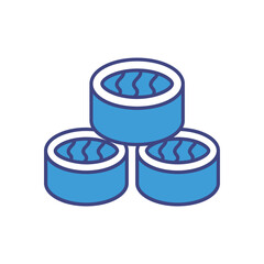 Sushi vector icon stock illustration