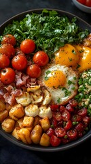 Fast food served hot and fresh, with vibrant colors and enticing aromas. Each bite promises a burst of flavor, making the meal satisfying and hard to resist, perfect for a quick treat.