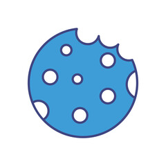 Cookie vector icon stock illustration