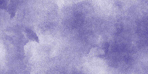 Blue texture of smoke or clouds with white stains, Grunge white clouds on purple canvas or texture, dark purple watercolor texture with fogg and clouds, smooth wallpaper, paper blue grunge texture.