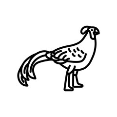 Siamese Outline Icon, Vector illustration