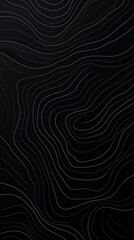 Obraz premium Simple doodle white lineart black backgrounds concentric.