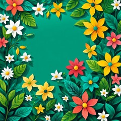 Obraz premium blue flower background, vintage flower background, red flower background, white flower background, spring flower background