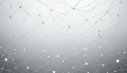 Minimalist background with a simple grid of connected dots, white and light grey tones