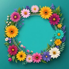 Obraz premium blue flower background, vintage flower background, red flower background, white flower background, spring flower background