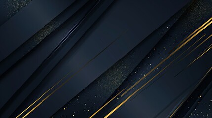 Obraz premium A sleek, modern abstract design featuring dark tones and golden accents, ideal for backgrounds or digital graphics.