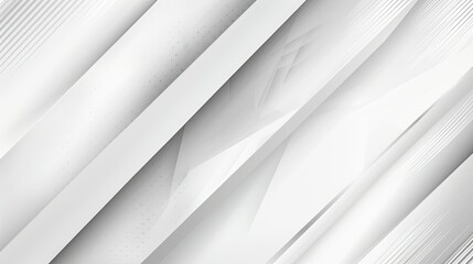 Obraz premium A sleek, modern abstract design featuring layered white elements, creating a sense of depth and sophistication.