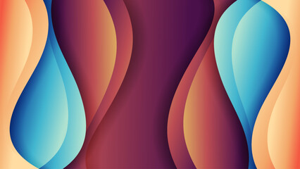 Vector background with soft gradient color on background .Vector background for wallpaper. Eps 10