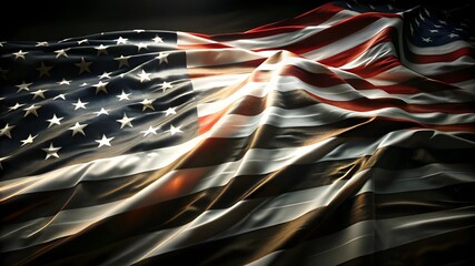 American flag background. American Independence day background