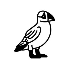 Pun Glyph Icon, Vector illustration