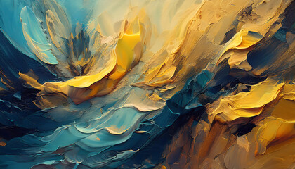 abstract background with Heavy oil paint texture grunge painting