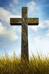 Crucifixion Of Jesus Christ - Cross At Sunset