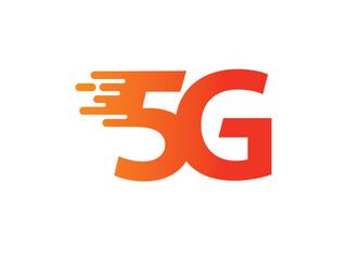 5G Network Connection logo symbol or icon template