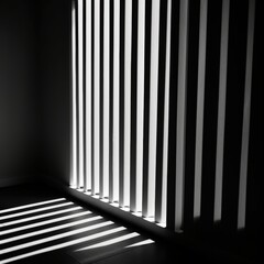 Fototapeta premium Sunlight through blinds