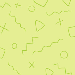 線の落書き風の背景素材のイラスト2