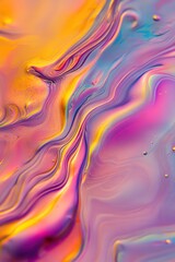 Colorful swirling patterns in iridescent hues.