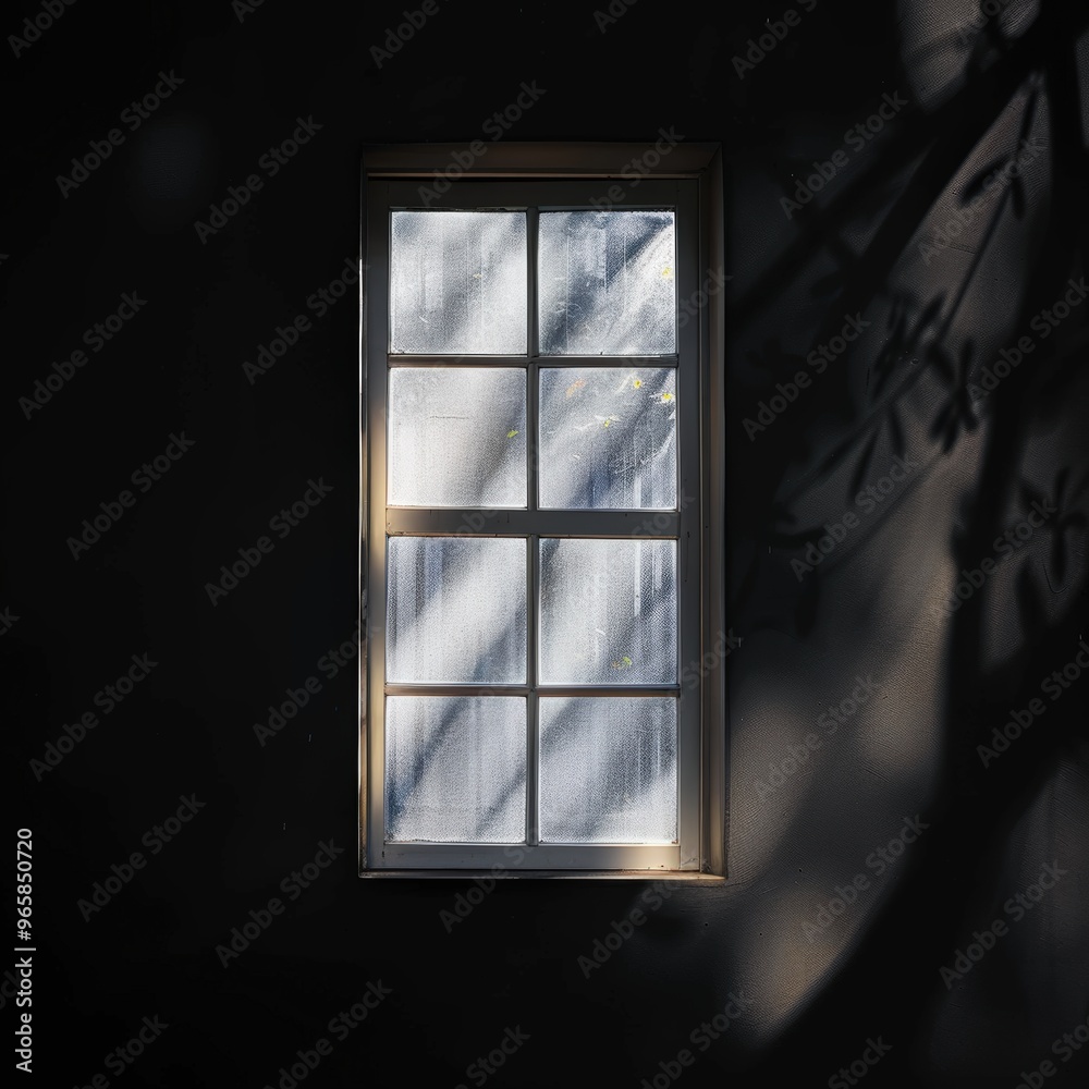 Wall mural sunlight streams through a window.