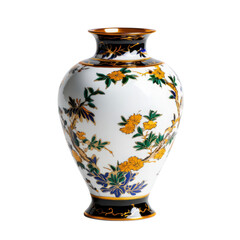 Beautiful floral ceramic vase with intricate design, perfect for home decor or as a centerpiece in any setting.