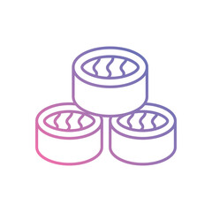 Sushi vector icon stock illustration