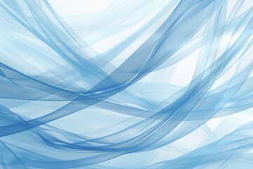 Fototapeta premium Abstract flowing blue fabric, elegant and smooth silk texture, background, 3D render illustration