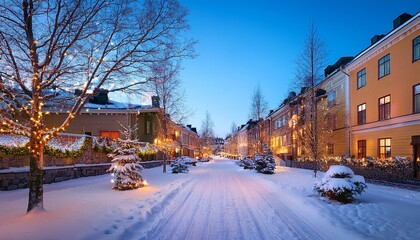 Fototapeta premium Christmas in Helsinki, Finland. 