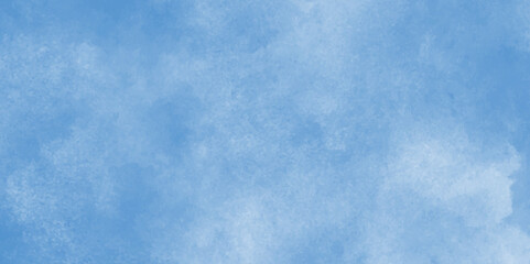 watercolor design with watercolor texture with tiny white clouds, Digital art painting of cloudy sky, blurred and grainy Blue powder explosion with natural cloudy clouds and fog.