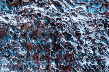 Abstract texture of volcanic rock surface