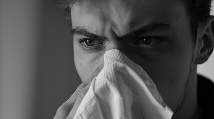 Sensitive Moment: A Man's Battle with Hay Fever