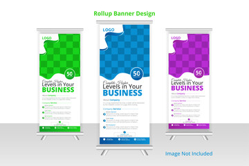 Corporate  Professional Business  Rollup Banner  Design Template 