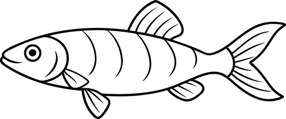 Creative Fish Vector Illustrations for Coloring Fun
