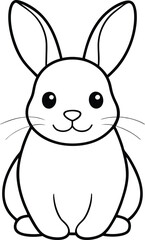 Charming Floppy Eared Bunny Vector Illustration to Brighten Up Your Graphics
