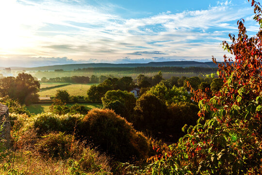 Beautiful summer landscape France