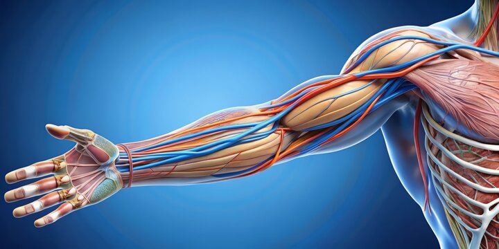 Detailed Human Arm Anatomy