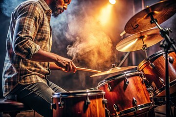 Drums pounding out a relentless, urgent rhythm