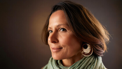 Fototapeta premium Headshot with Eco-Friendly Accessories