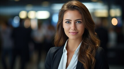 Confident Businesswoman Smiling Portrait