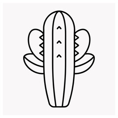 Plants & Cactus icon vector art illustration