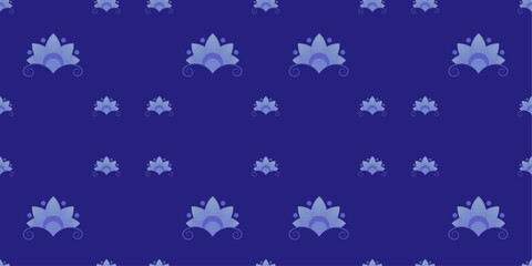 Meditation Element Seamless Pattern