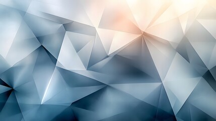 Fototapeta premium A refined geometric background with soft white and grey patterns, gently blurred to create an elegant, abstract design.