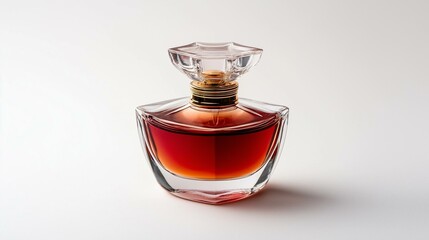 perfume bottle isolated on white