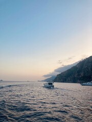 yacht in the sea