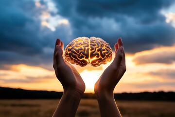 Brain transforming experiences into wisdom storing life lessons that shape future decisions and perspectives