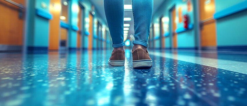 Suicide Prevention Programs in Schools, Youth Mental Health Awareness, Blank Space for Text