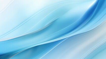 Fototapeta premium A smooth, flowing abstract design featuring shades of blue, ideal for backgrounds or digital projects.