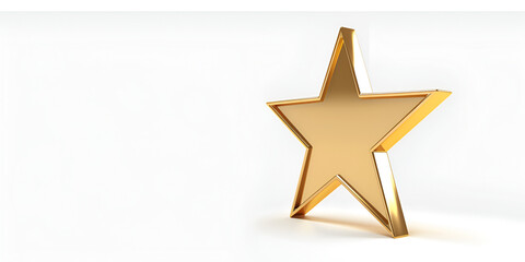 Obraz premium 3d gold star isolated on white stock photo, 3D, gold star, isolated, white background, stock photo, shiny, luxury, star, object, glittering, gold