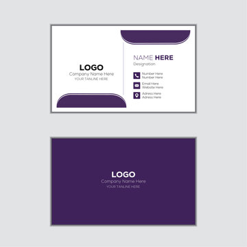 business card, creative modern  template ,  . Vector