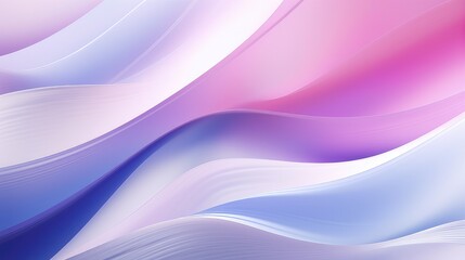 Obraz premium A smooth, flowing abstract design featuring soft gradients of pink, purple, and blue, ideal for backgrounds or digital art.