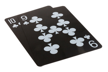 card black game deck point nine club ten nine
