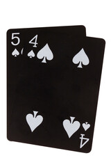 card black game deck point nine spade five four