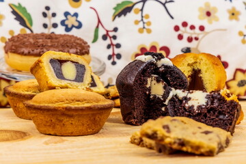 Pasticciotti, muffin , biscotti e ciambella